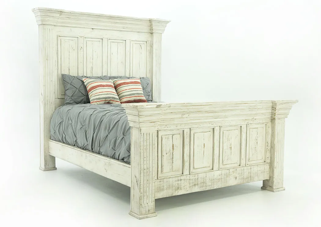 TERRA WHITE QUEEN BED