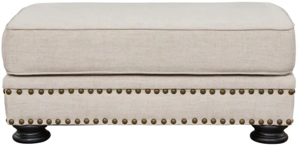 MERRIMORE LINEN OTTOMAN
