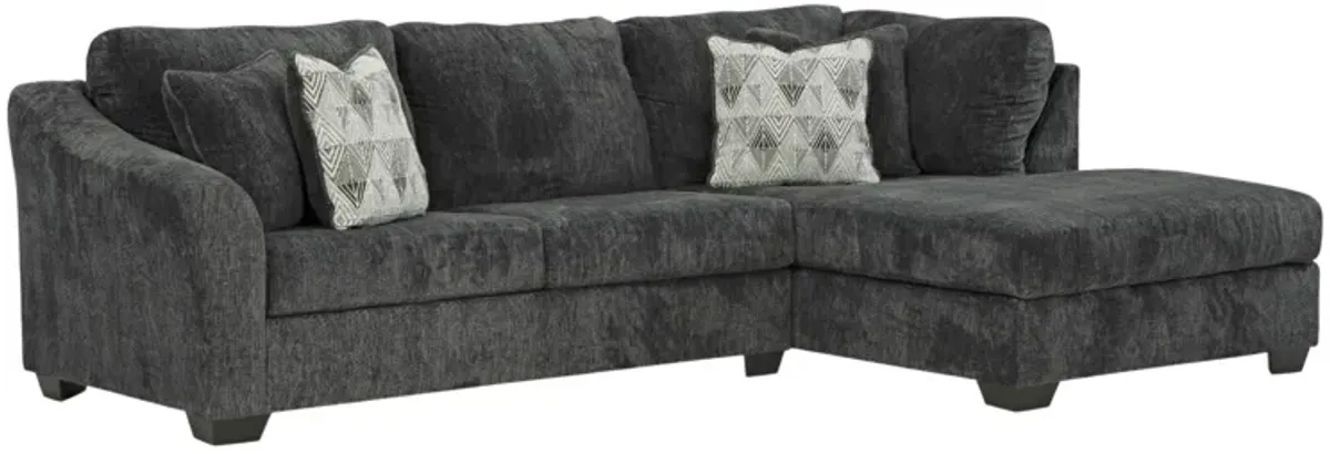 BIDDEFORD EBONY 2 PIECE SECTIONAL