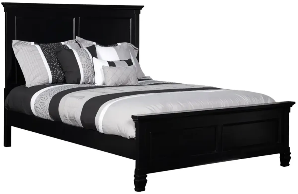 TAMARACK BLACK TWIN BED