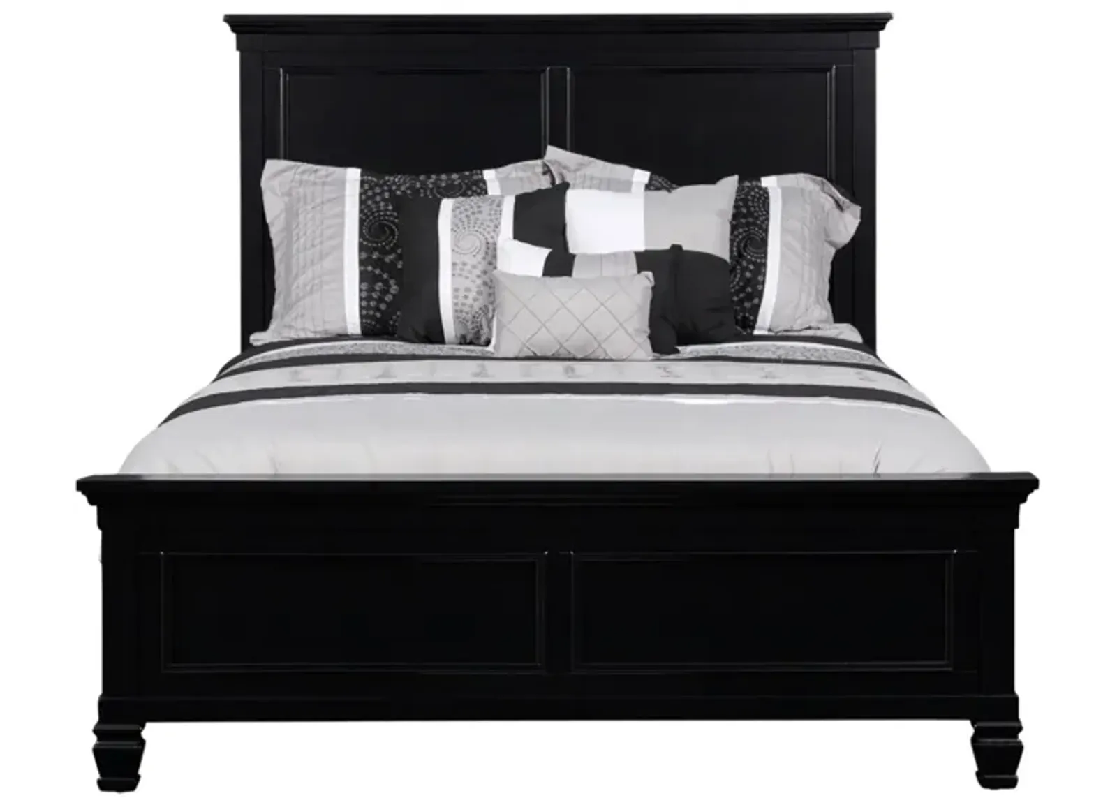 TAMARACK BLACK TWIN BED