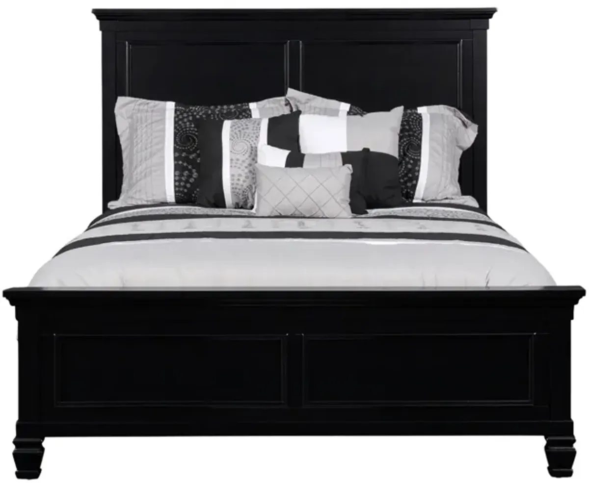 TAMARACK BLACK TWIN BED