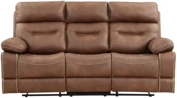 RUDGER CHESTNUT RECLINING SOFA