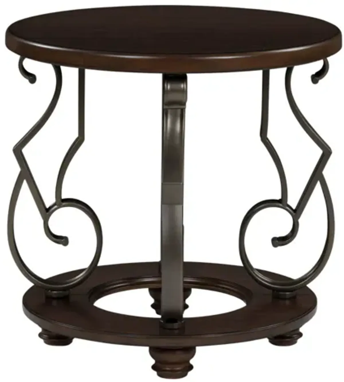 FRALLYN ROUND END TABLE