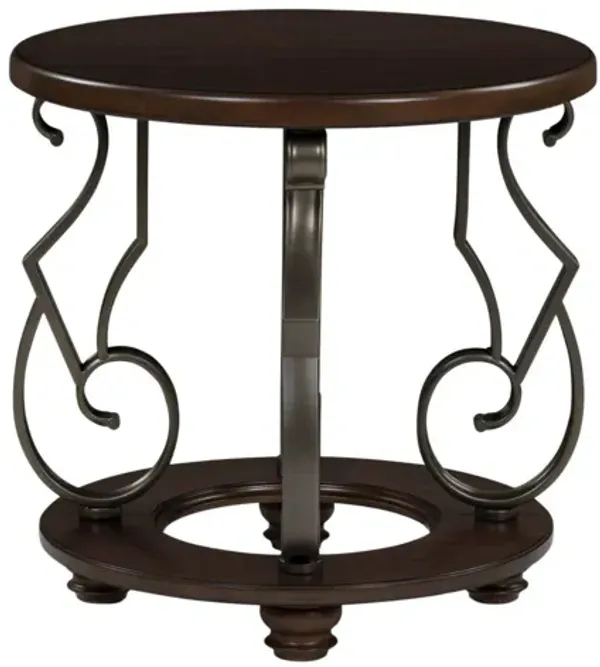 FRALLYN ROUND END TABLE