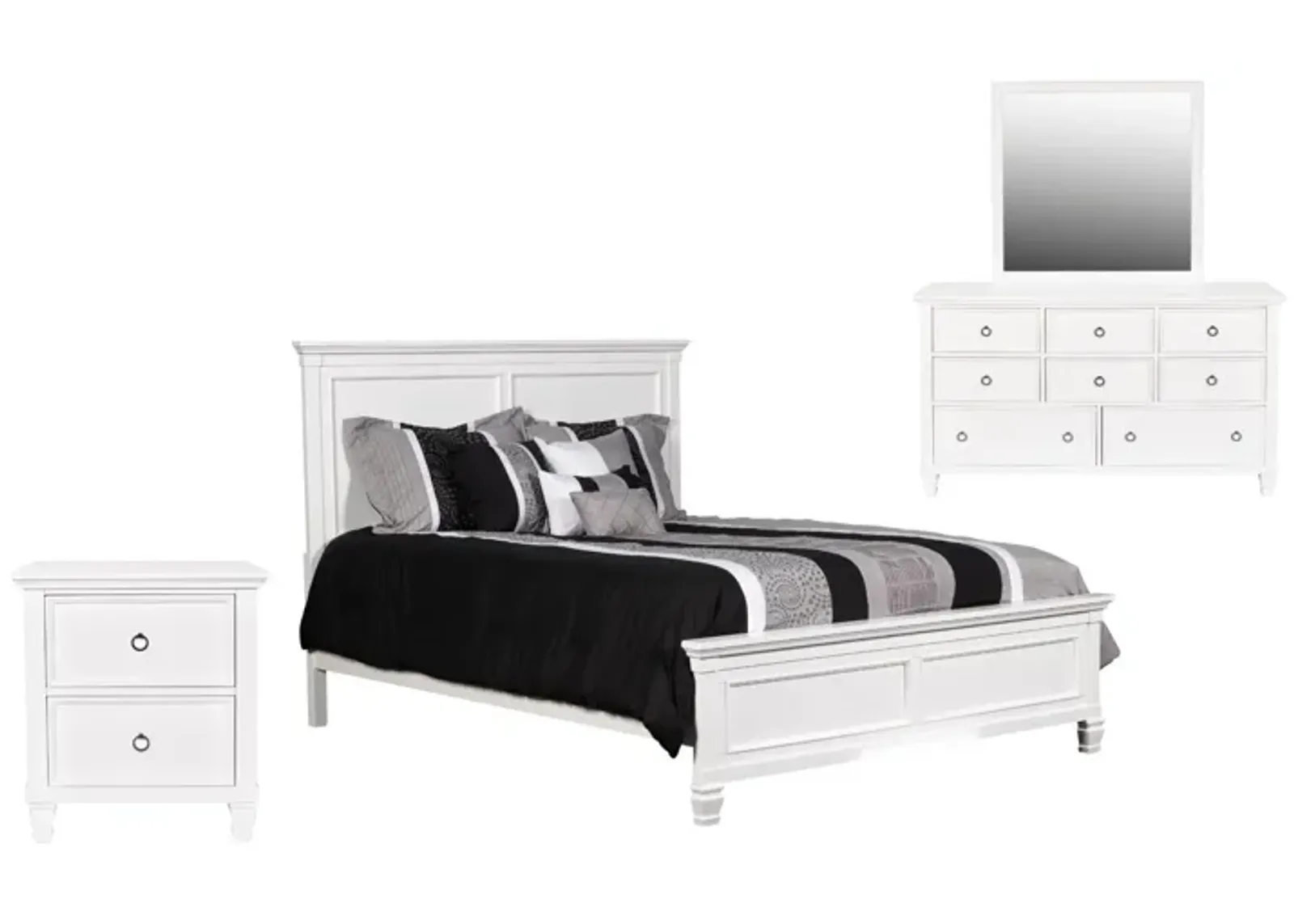 TAMARACK WHITE QUEEN BEDROOM