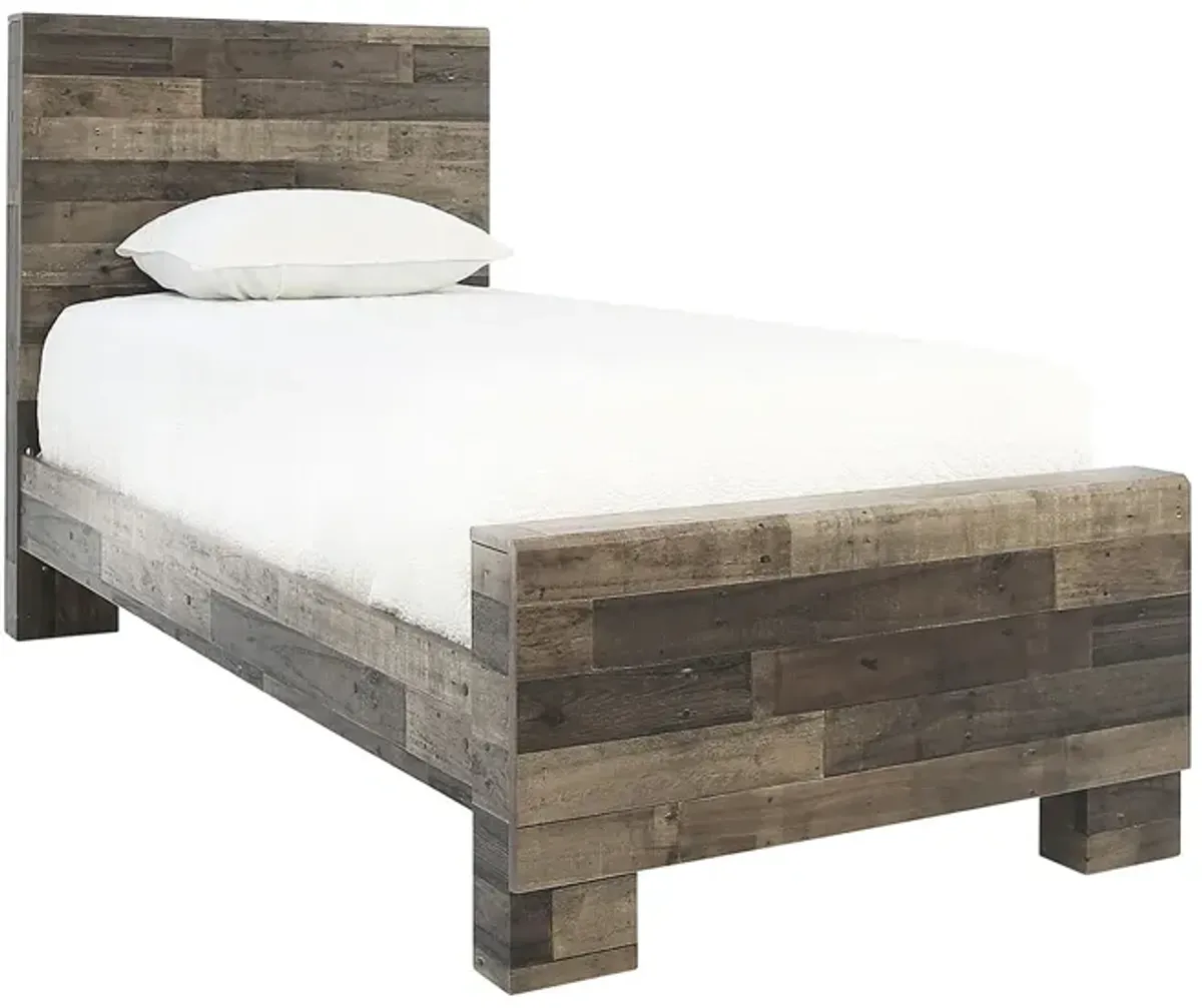 DEREKSON TWIN PANEL BED