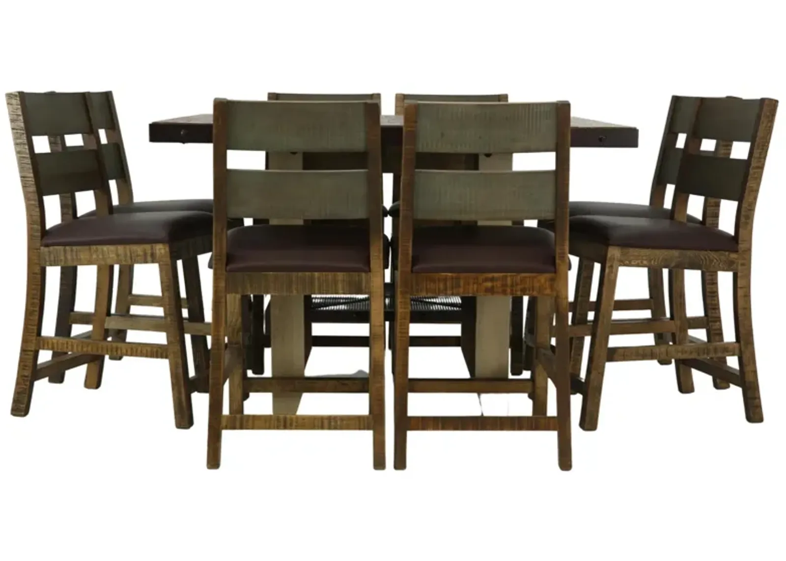 JEFFERSON 9 PIECE COUNTER HEIGHT DINING SET