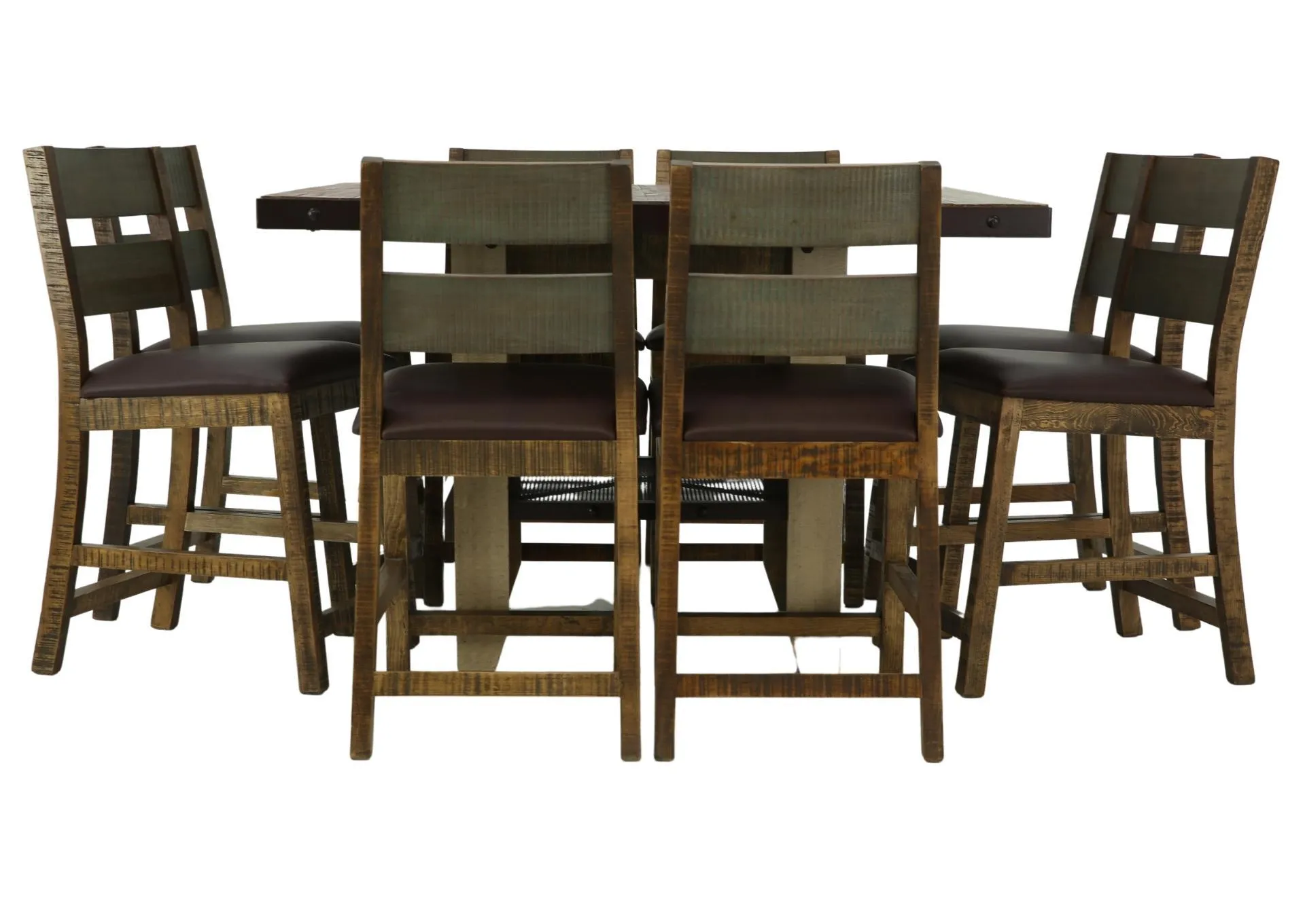 JEFFERSON 9 PIECE COUNTER HEIGHT DINING SET