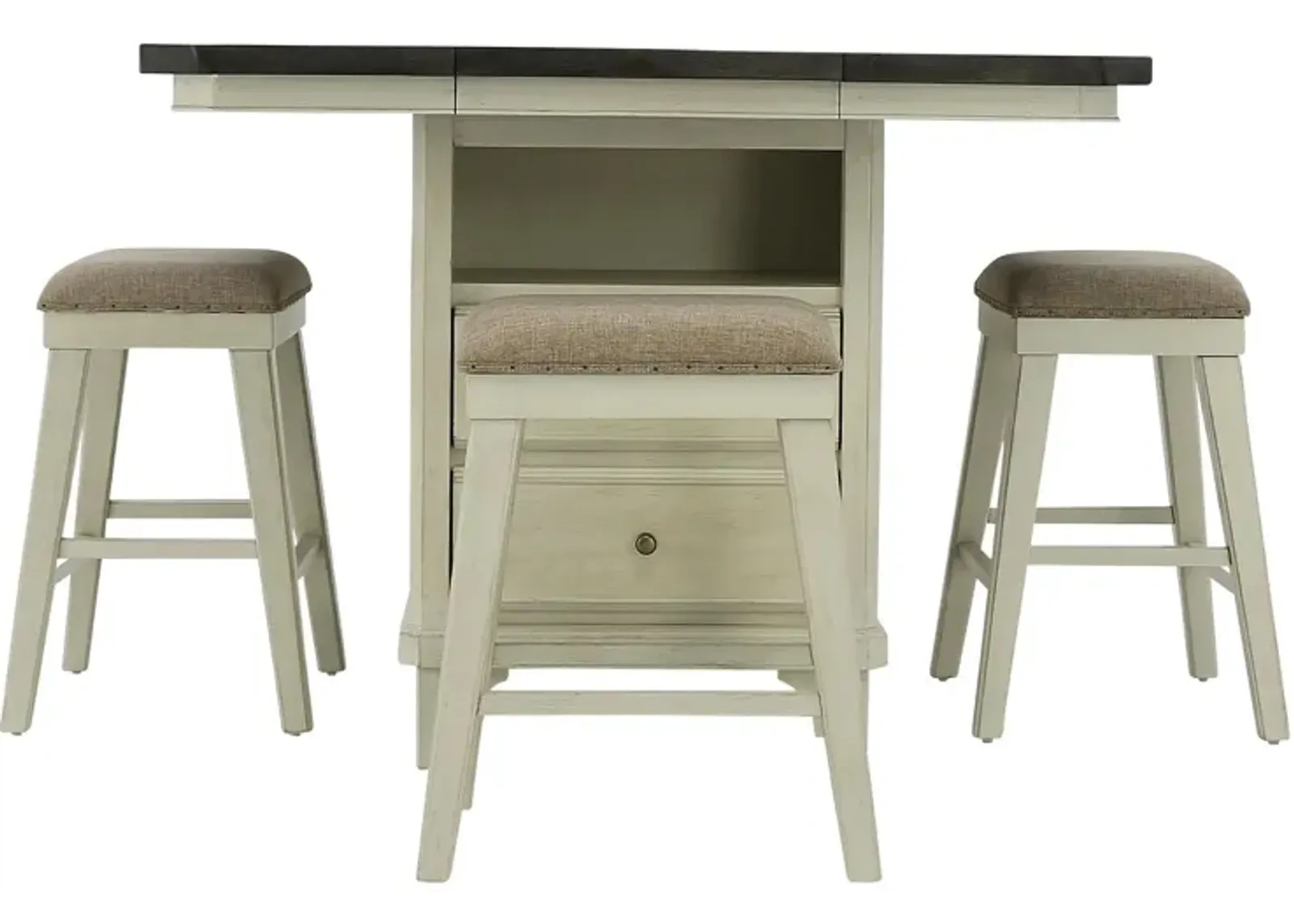 MYSTIC CAY 5PC BACKLESS STOOL DINETTE