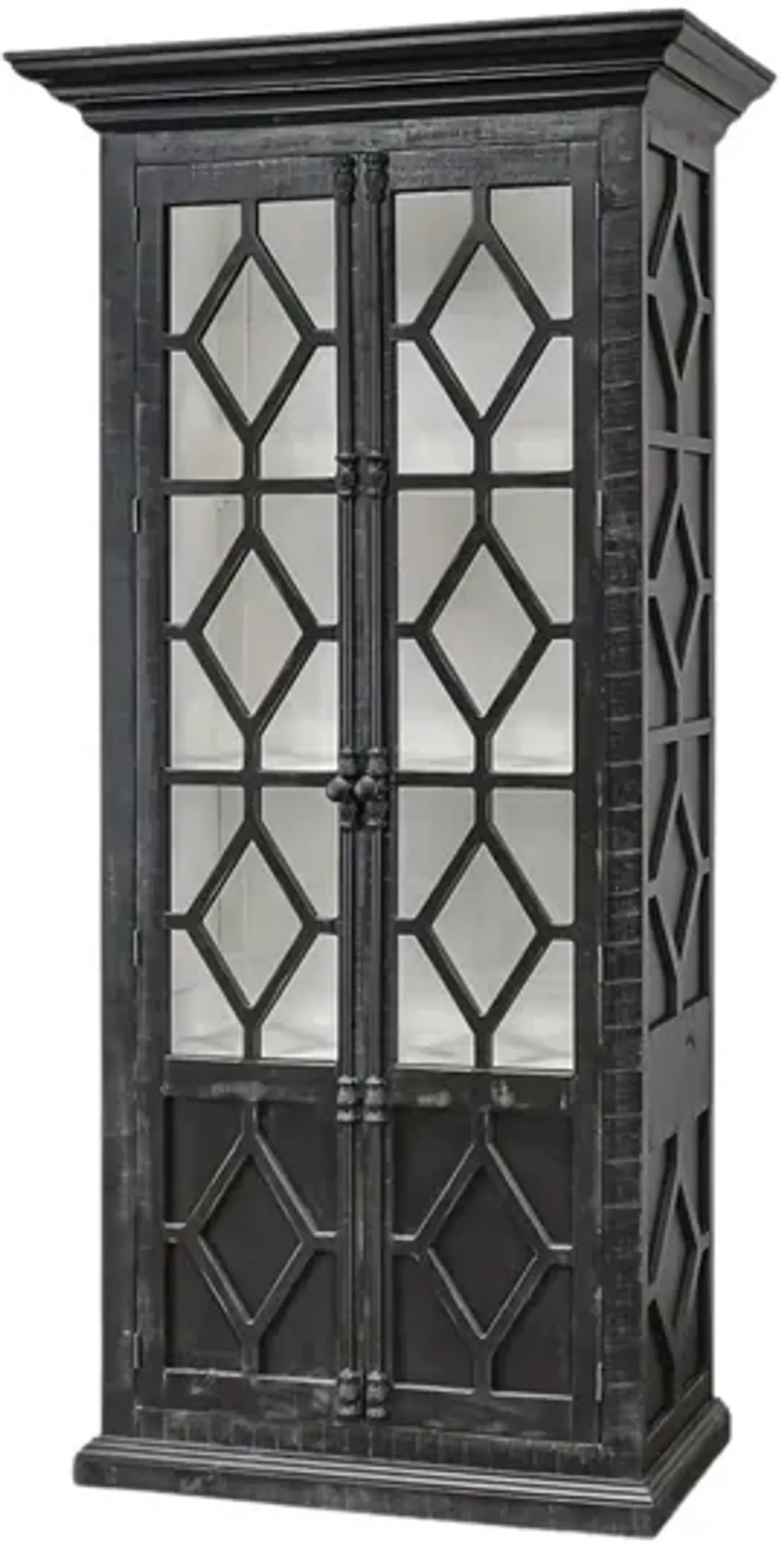 ZAYDEN BLACK/WHITE CABINET