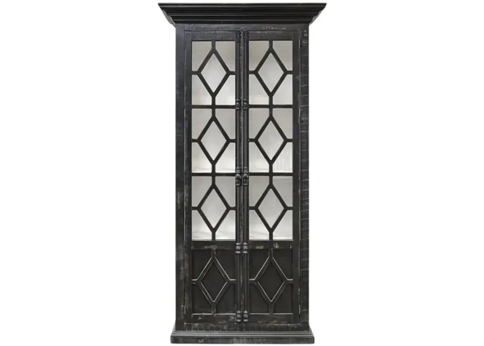 ZAYDEN BLACK/WHITE CABINET