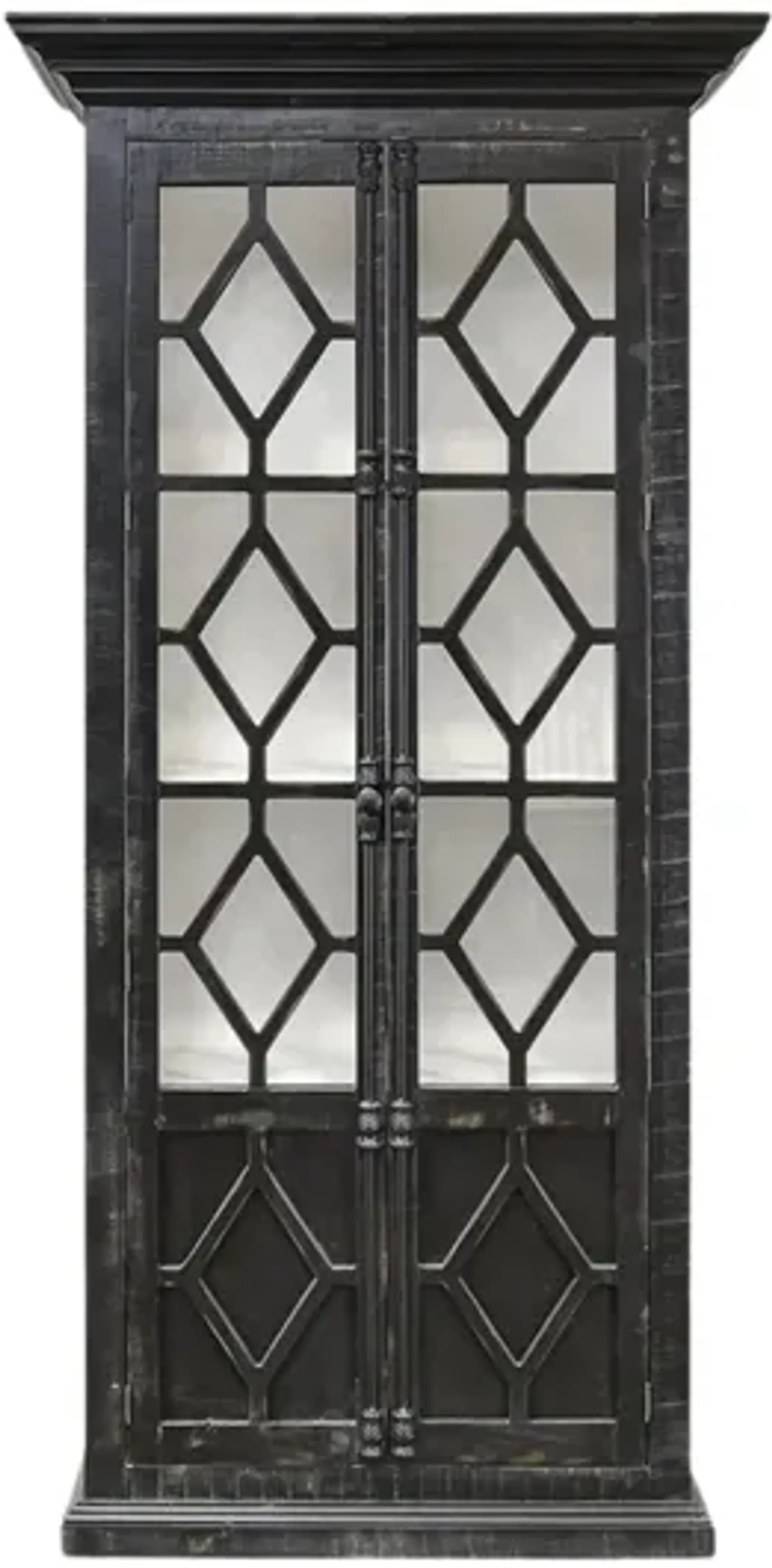 ZAYDEN BLACK/WHITE CABINET