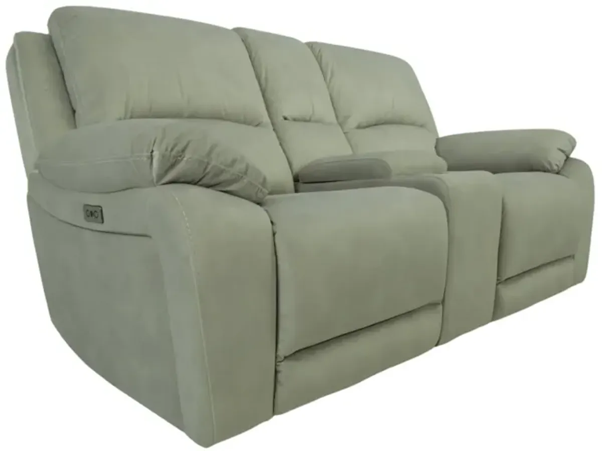 ASPEN LATTE 1P POWER LOVESEAT WITH CONSOLE