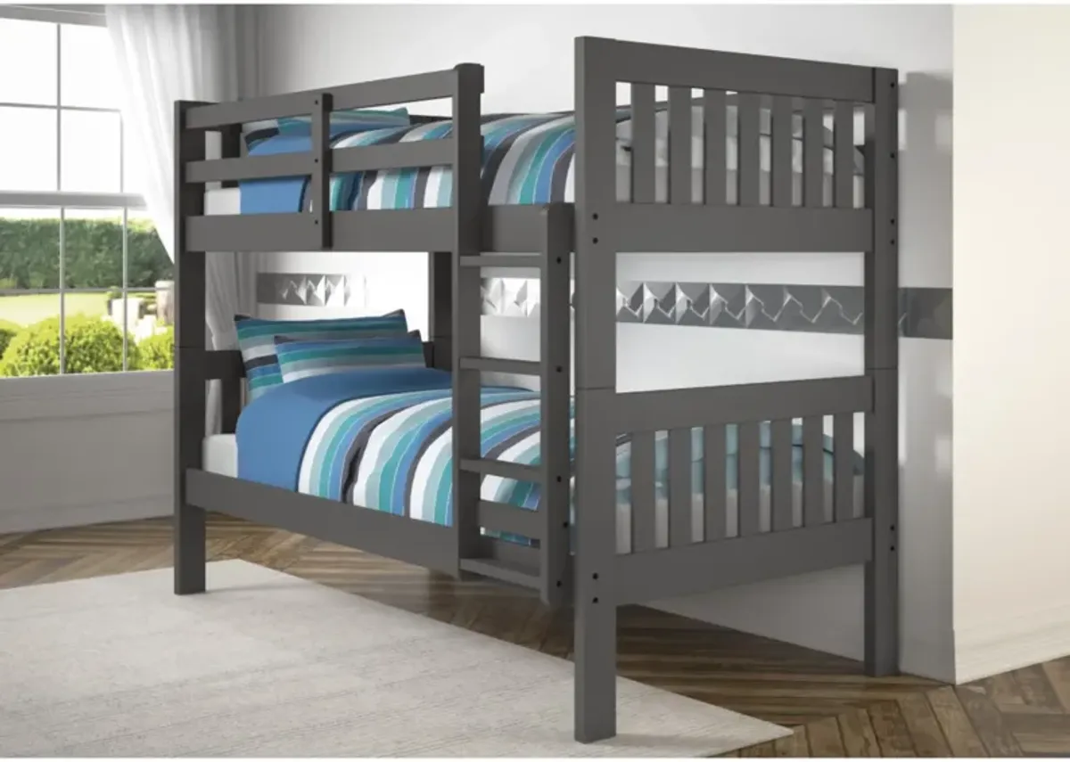 EXPEDITION DARK GREY TWIN/TWIN BUNKBED