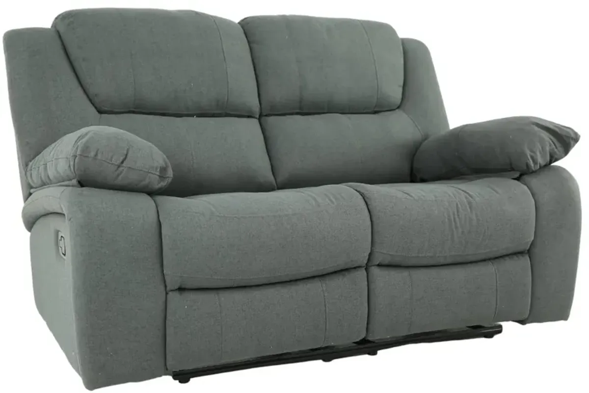 EASTON CHARCOAL RECLINING LOVESEAT