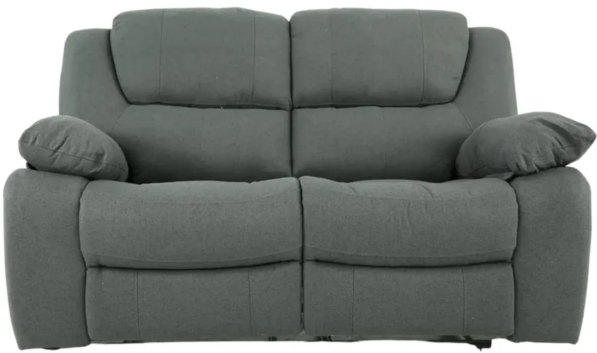 EASTON CHARCOAL RECLINING LOVESEAT