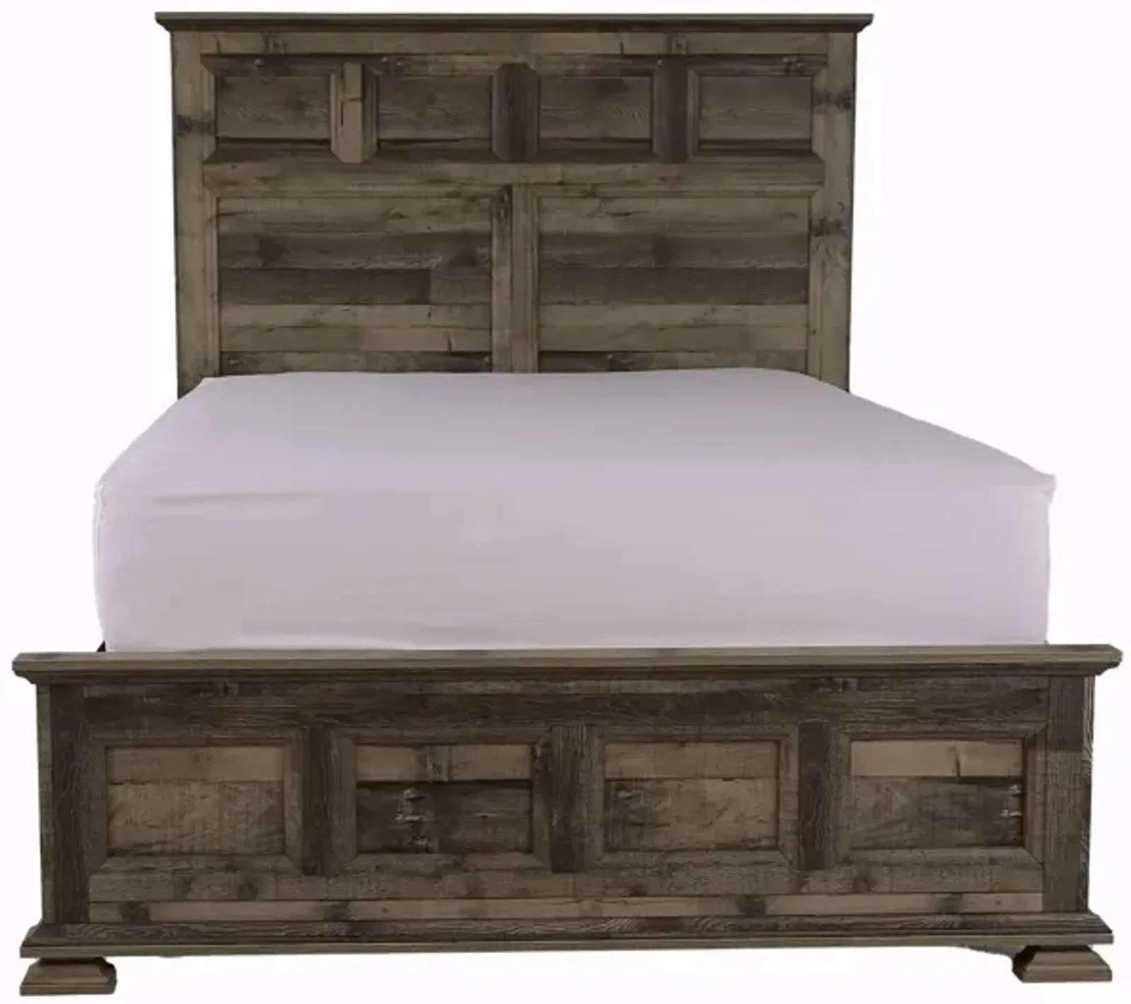 MOSSBERG RUSTIC GREY QUEEN BED