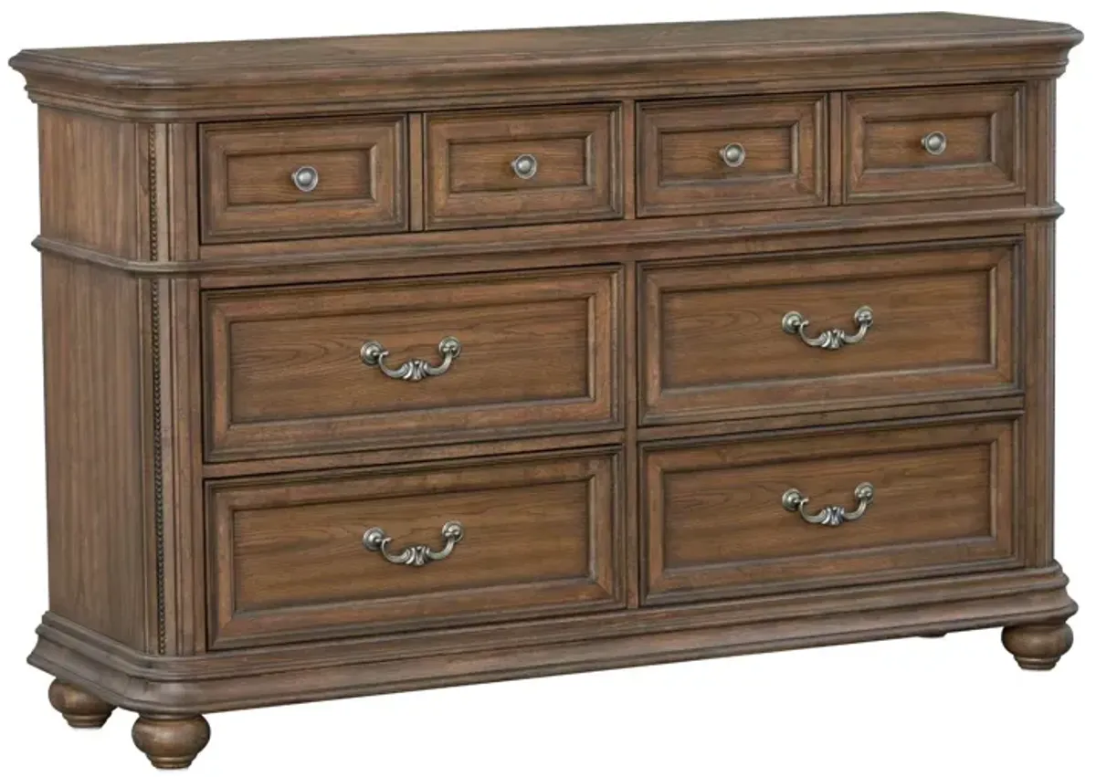 MALLORY LIGHT OAK DRESSER