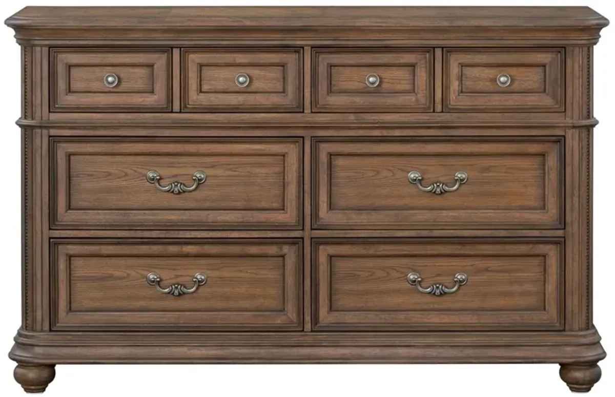 MALLORY LIGHT OAK DRESSER