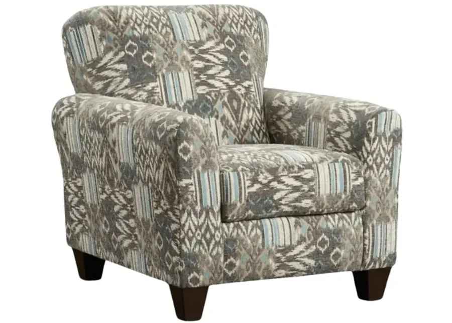 MARCEY NICKEL ACCENT CHAIR