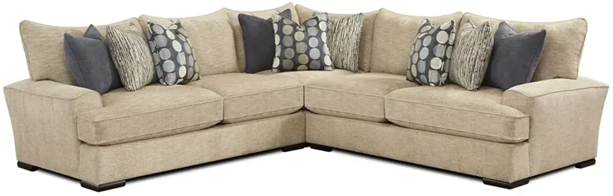 SKYLAR LINEN 3 PIECE SECTIONAL