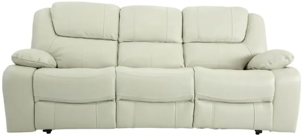 EASTON STONE LEATHER RECLINING SOFA