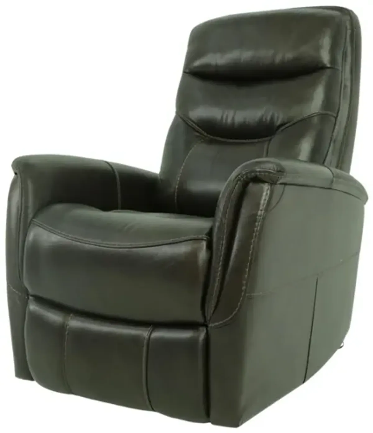 ANTONIO ESPRESSO LEATHER POWER SWIVEL RECLINER