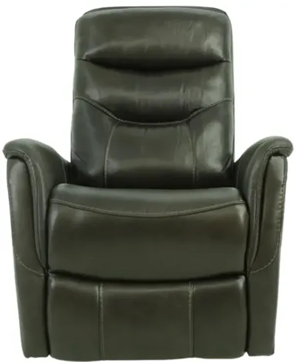 ANTONIO ESPRESSO LEATHER POWER SWIVEL RECLINER