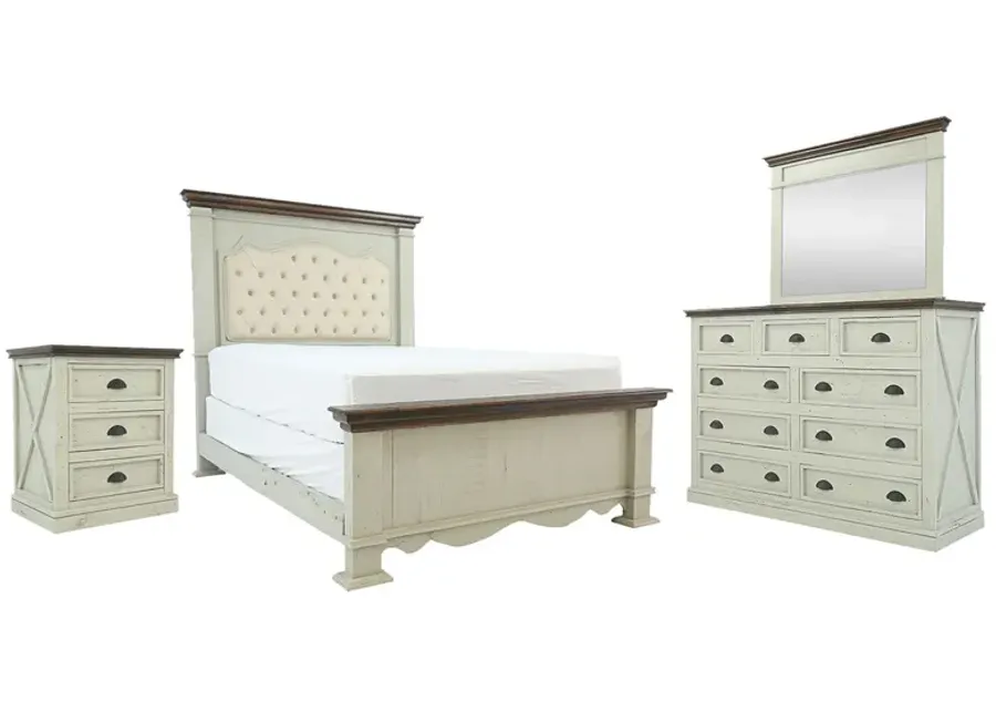 FIFTH AVENUE TWO TONE KING BEDROOM SET