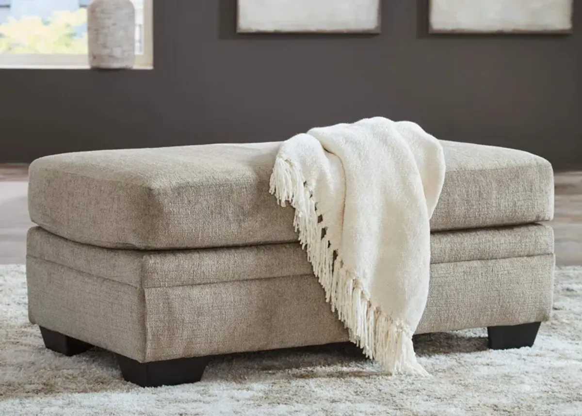 STONEMEADE TAUPE OTTOMAN