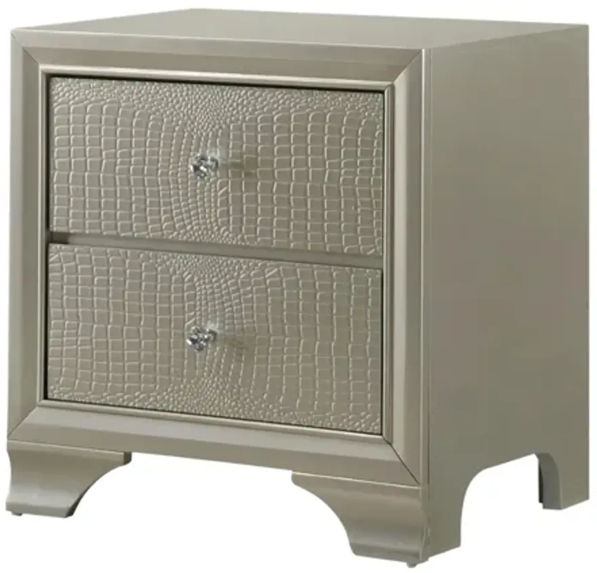 LYSSA CHAMPAGNE NIGHTSTAND