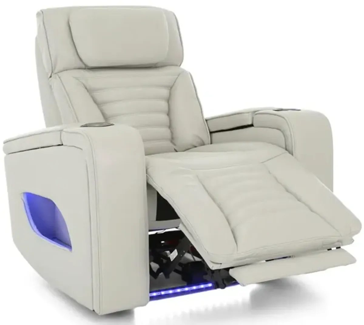CALLIX FOG LEATHER P2 POWER RECLINER WITH LIGHTS