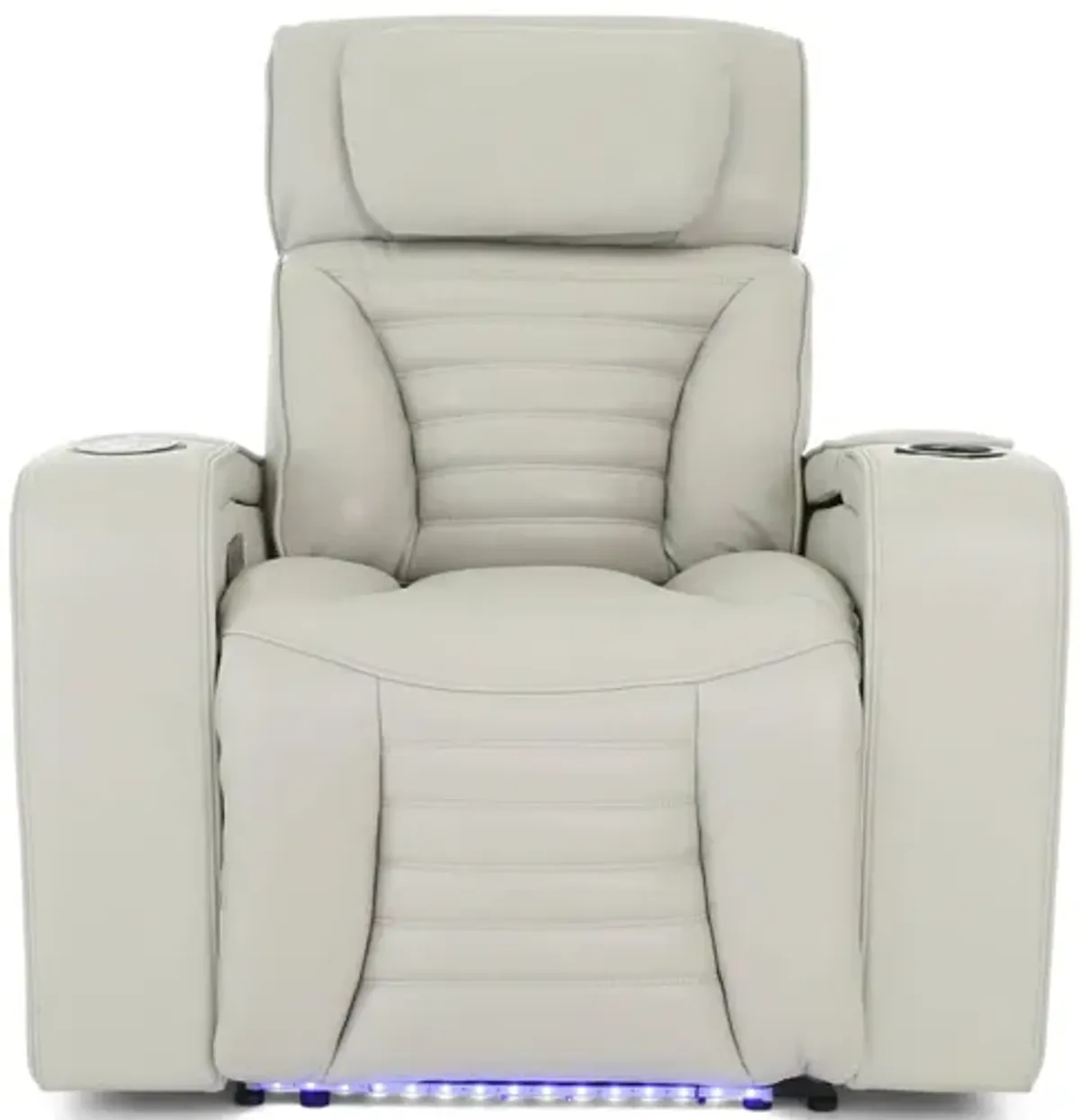 CALLIX FOG LEATHER P2 POWER RECLINER WITH LIGHTS