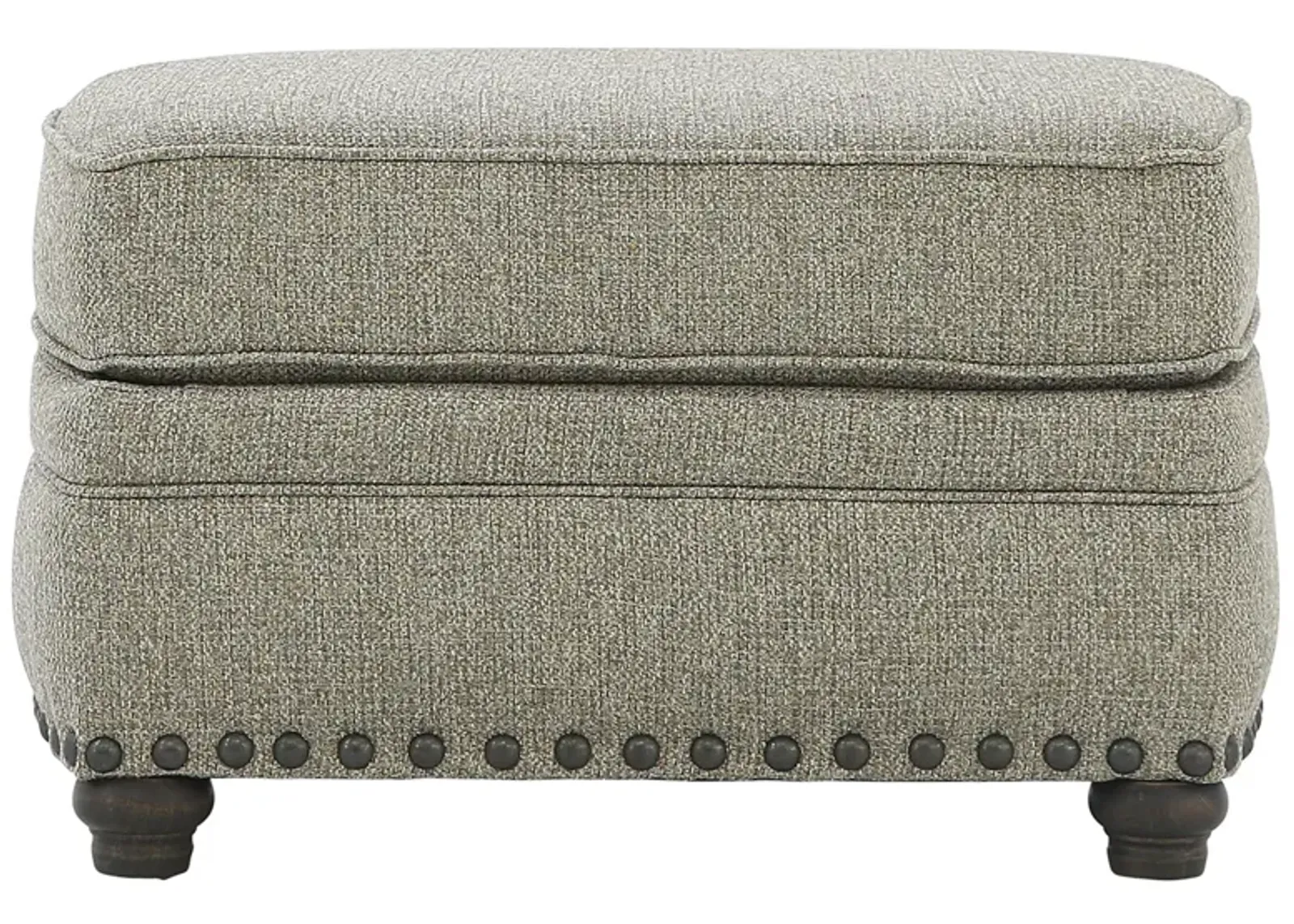 MALIBU PEWTER OTTOMAN