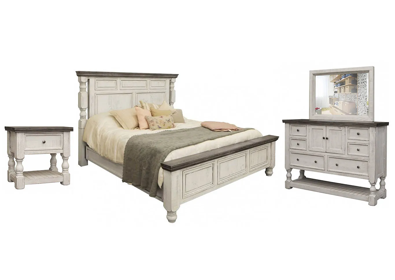 STONE KING BEDROOM SET