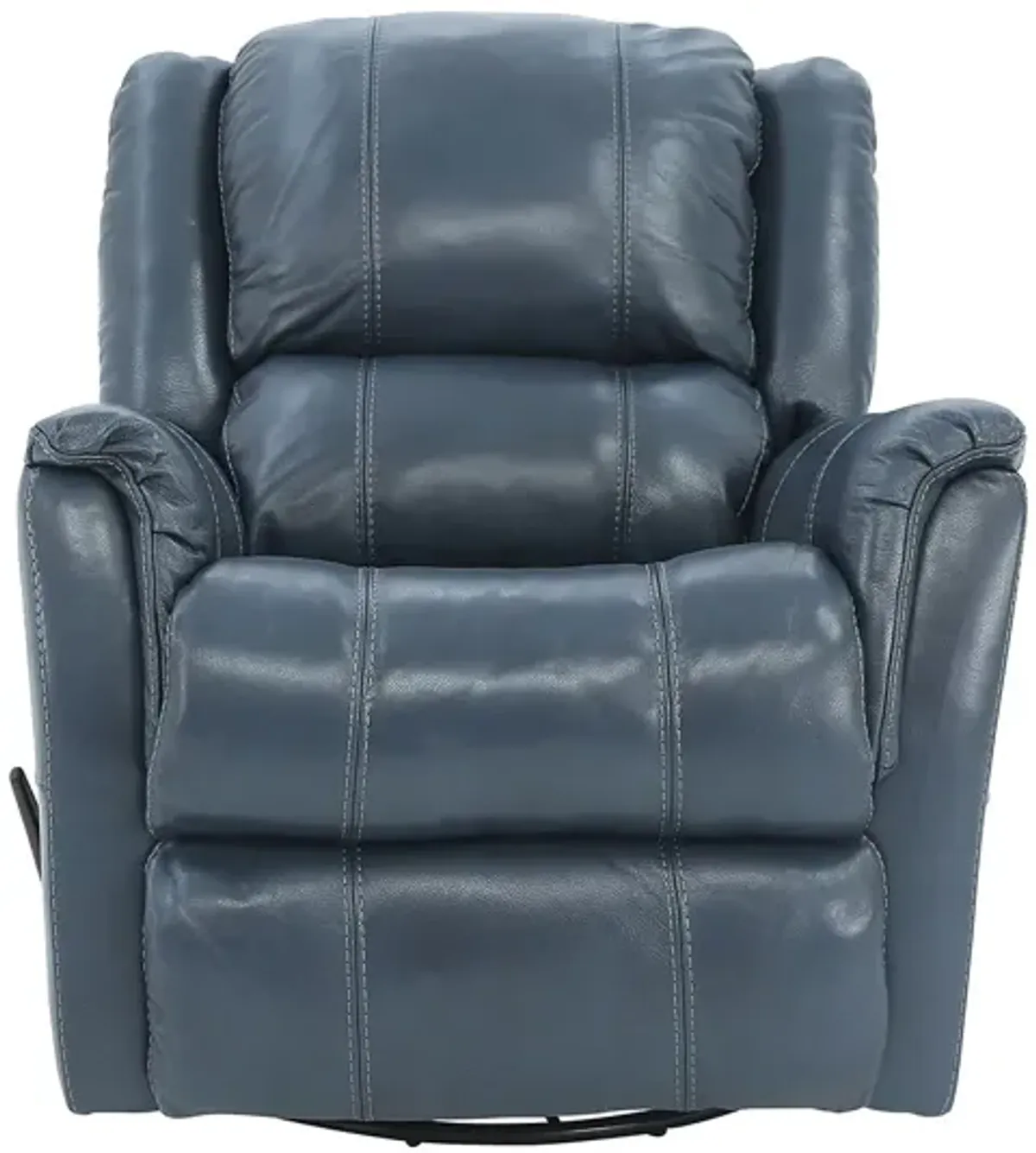 BRYCE OCEAN LEATHER SWIVEL GLIDER RECLINER
