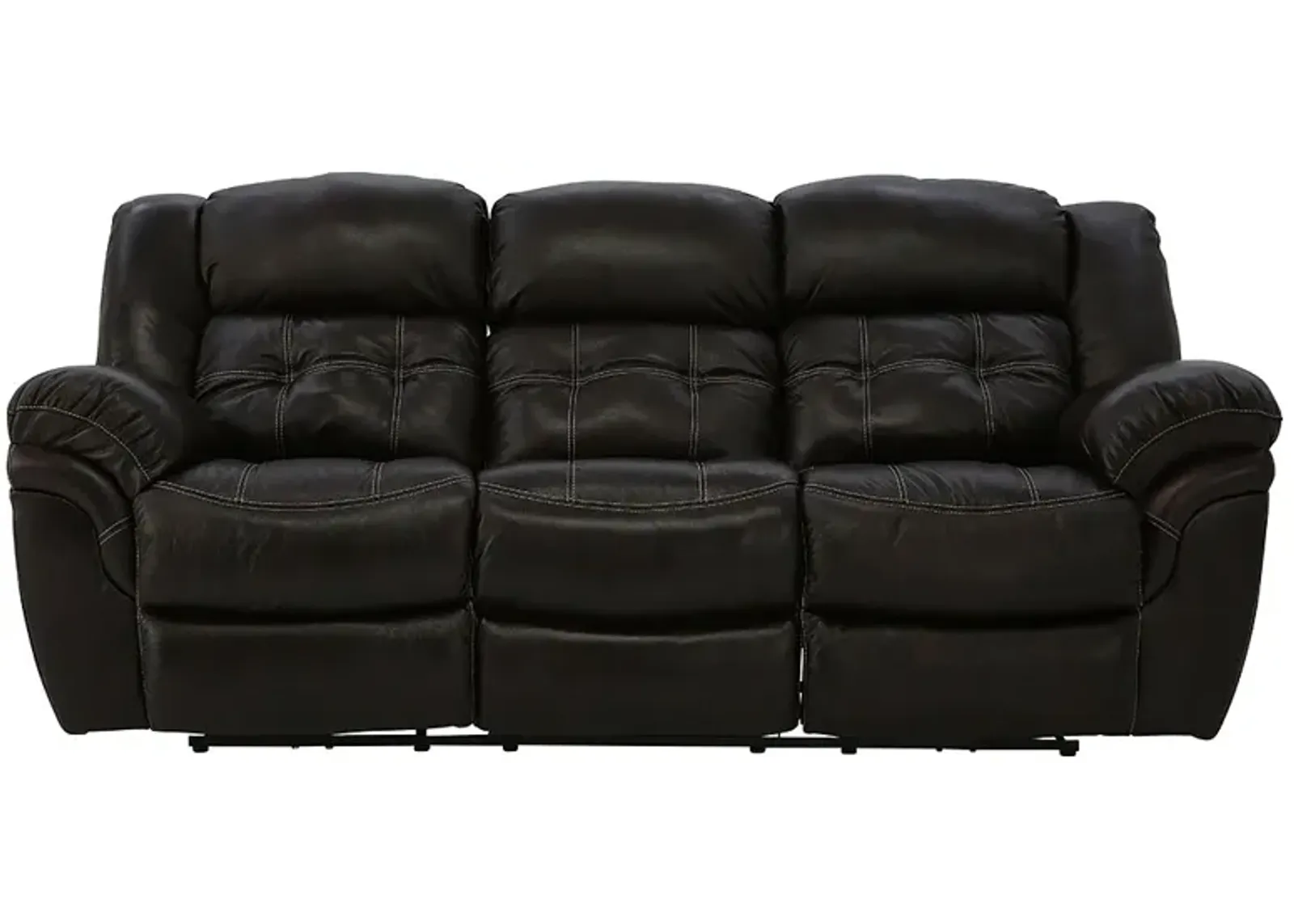 HUDSON CHOCOLATE LEATHER 1P POWER SOFA