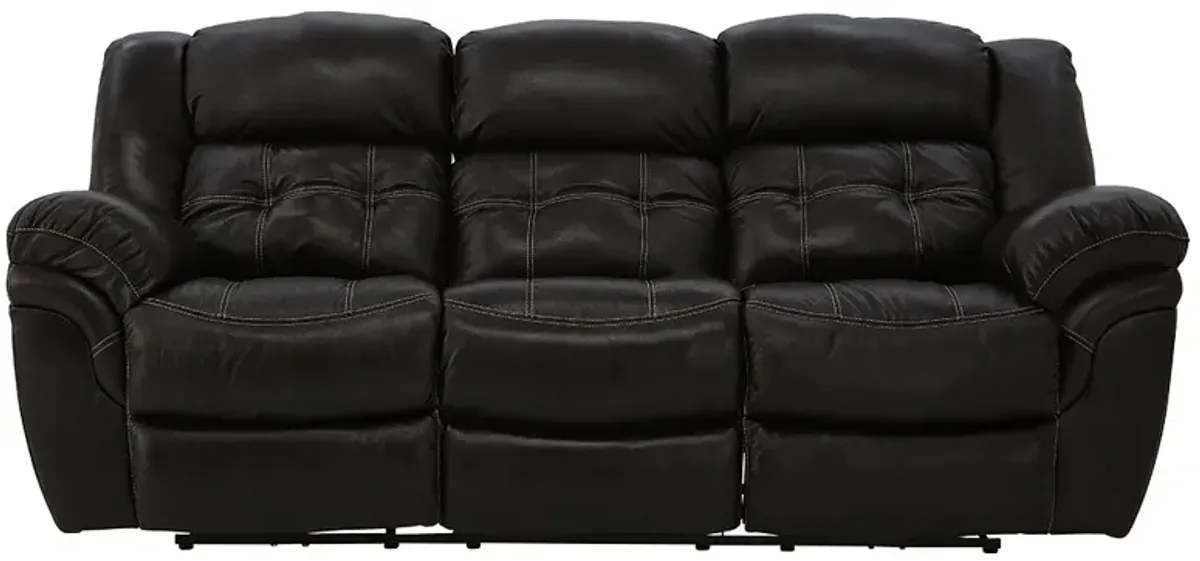 HUDSON CHOCOLATE LEATHER 1P POWER SOFA