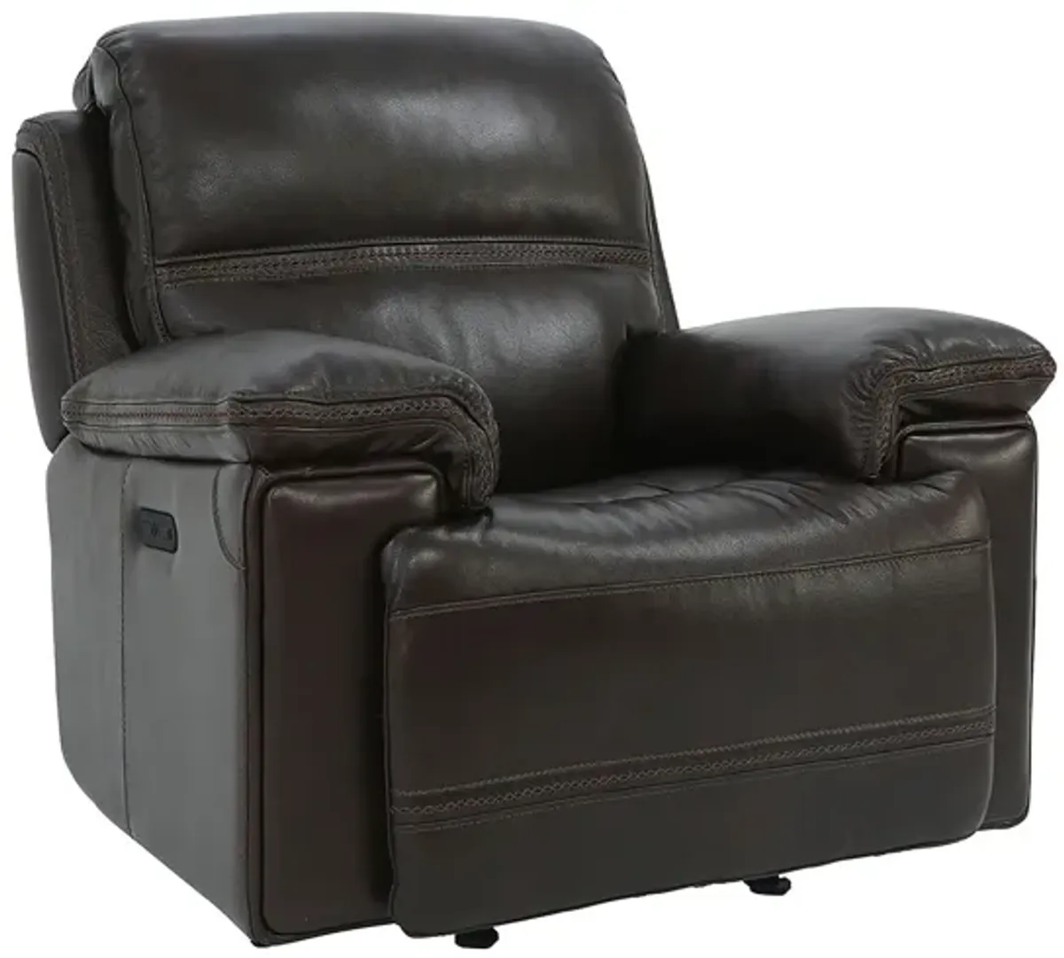 FENWICK POWER DARK BROWN RECLINER P2