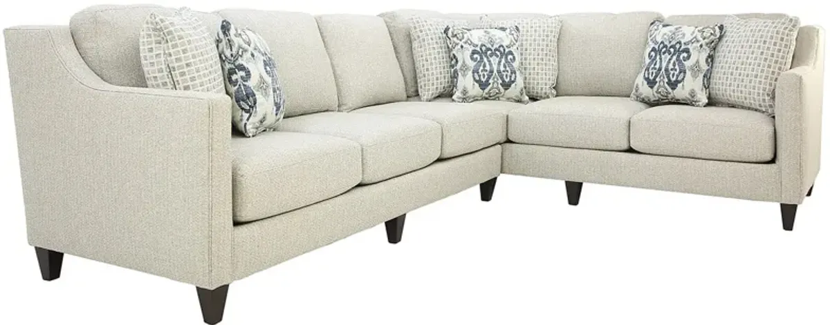 TWINE AND TWIG CHALK 2 PIECE SECTIONAL