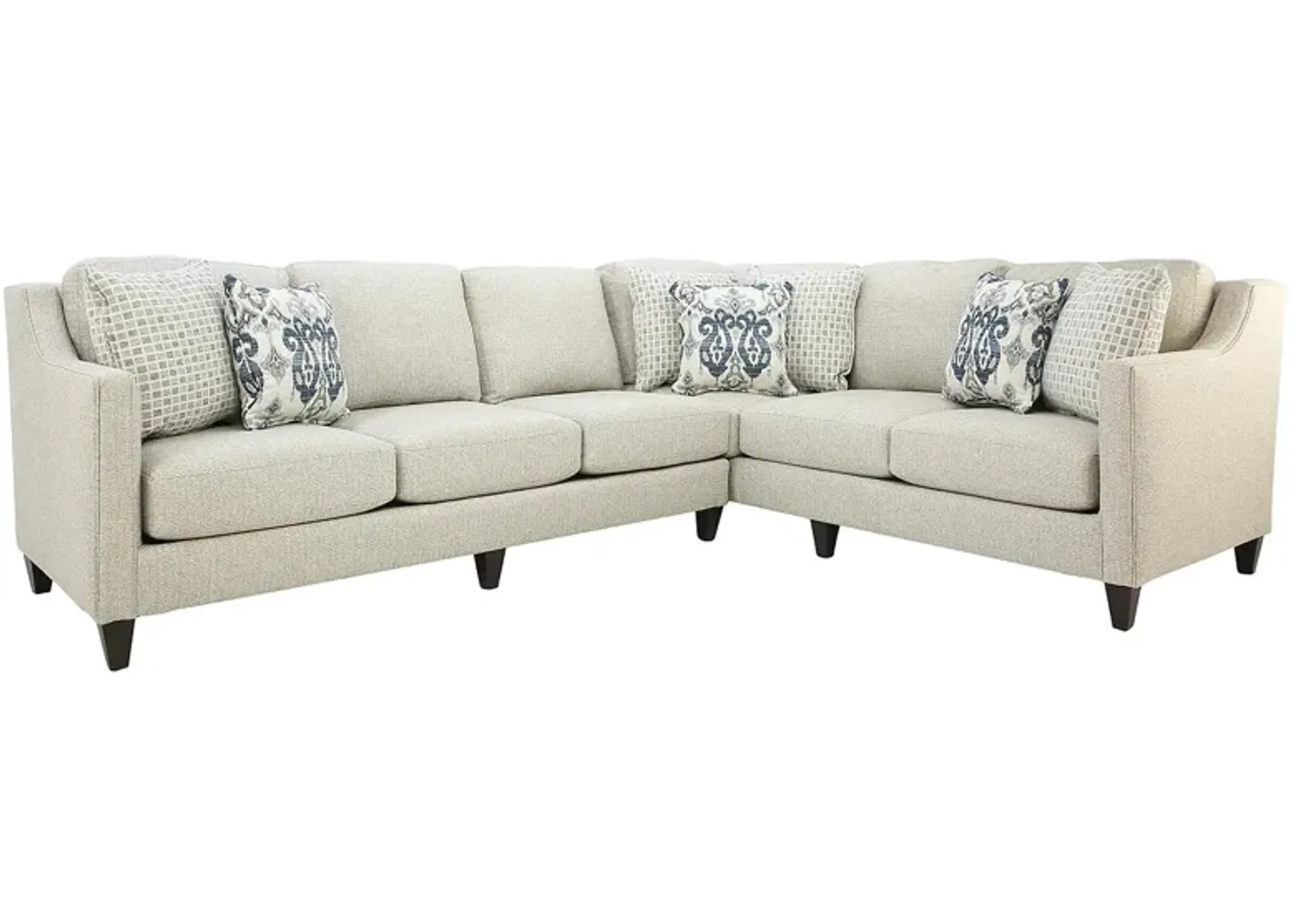 TWINE AND TWIG CHALK 2 PIECE SECTIONAL