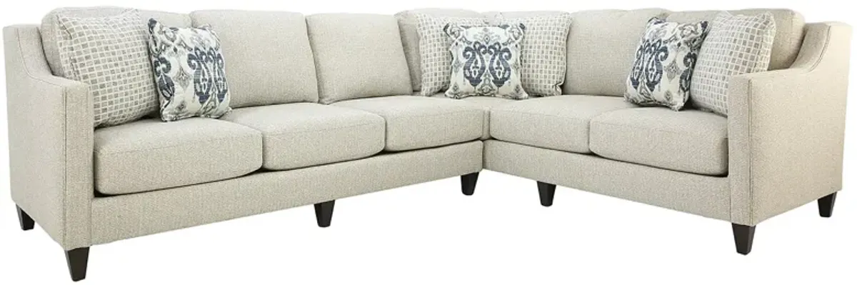 TWINE AND TWIG CHALK 2 PIECE SECTIONAL