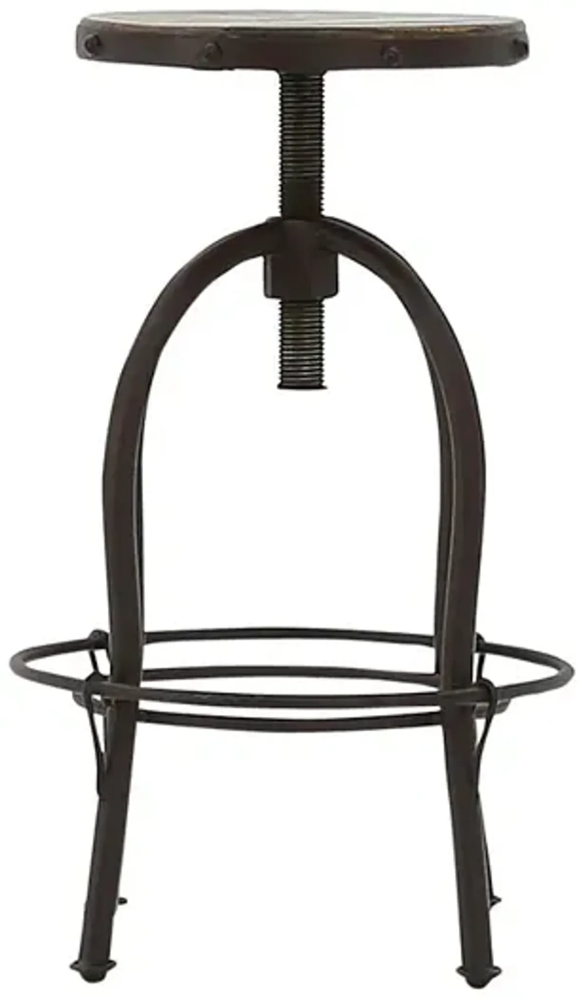 ANTIQUE MULTICOLOR BARSTOOL