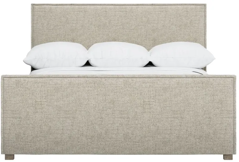 ALVAR LINEN KING UPHOLSTERED BED