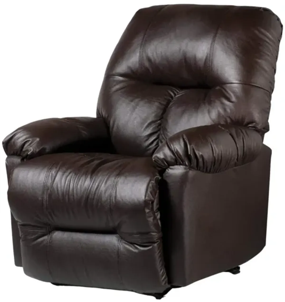 WANDERER CHOCOLATE LEATHER ROCKER RECLINER