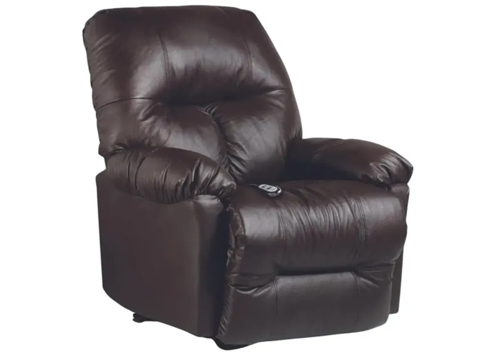 WANDERER CHOCOLATE LEATHER ROCKER RECLINER