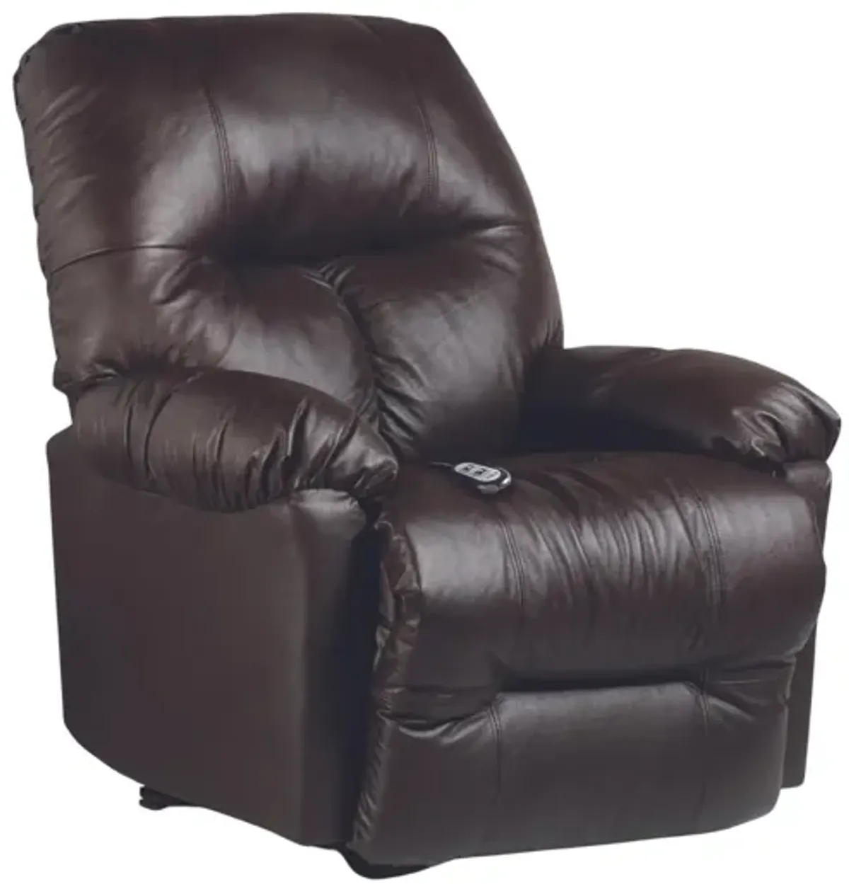 WANDERER CHOCOLATE LEATHER ROCKER RECLINER