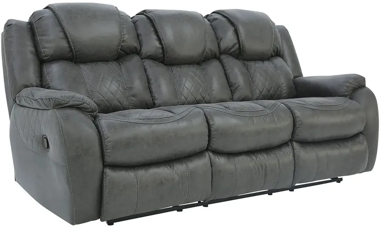 CASON STEEL RECLINING SOFA