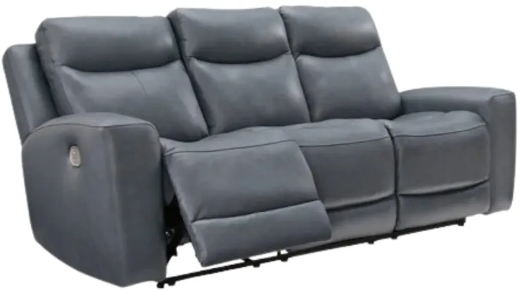 MINDANAO STEEL LEATHER 2P POWER SOFA